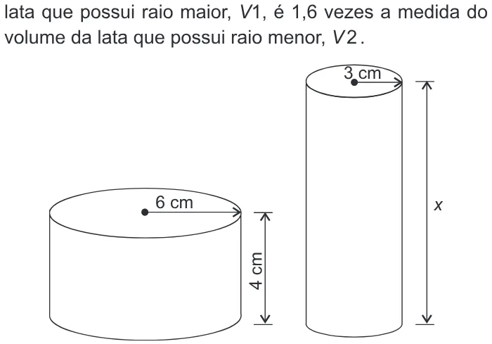 Trecho original com figura, tabela ou fórmula da questão 161 do ENEM 2015 - 2º Dia - Caderno 13 - Cinza – Reaplicação/PPL.