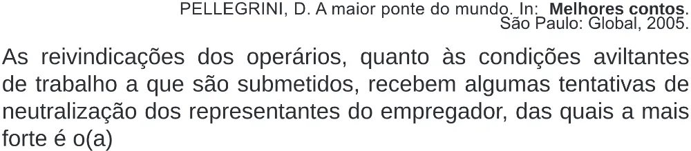 Trecho original com figura, tabela ou fórmula da questão 43 do ENEM 2020 - 1º Dia - Caderno 4 – Rosa (Superampliada) – Aplicação Regular.