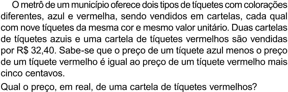 Trecho original com figura, tabela ou fórmula da questão 137 do ENEM 2023 - 2º Dia – Caderno 12 – Verde (Libras) – Aplicação Regular - (Superampliada).