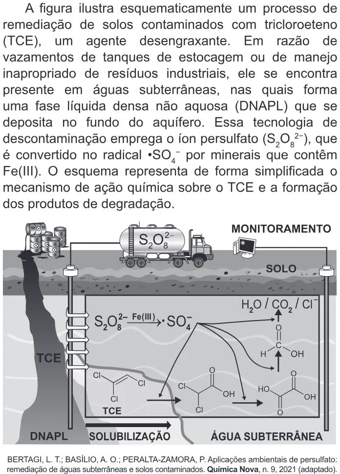 Trecho original com figura, tabela ou fórmula da questão 101 do ENEM 2022 - 2º Dia – Caderno 8 – Rosa – Aplicação Regular.