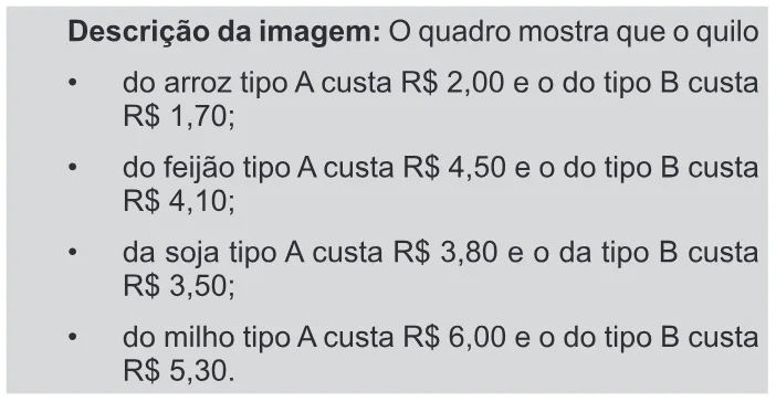 Trecho original com figura, tabela ou fórmula da questão 174 do ENEM 2013 - 2º Dia - Caderno 6 - Cinza – Ledor.