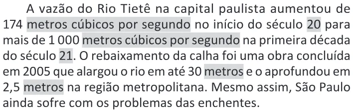 Trecho original com figura, tabela ou fórmula da questão 97 do ENEM 2025 - 2º Dia – Caderno 11 – Laranja (Braile e ledor) – Aplicação Regular - (Ledor) - Belém, Ananindeua e Marituba.