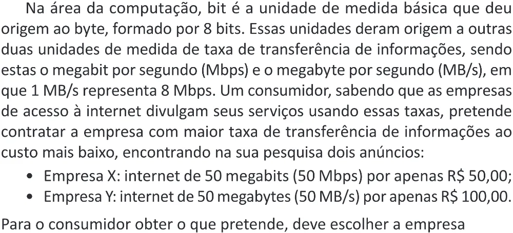 Trecho original com figura, tabela ou fórmula da questão 166 do ENEM 2025 - 2º Dia – Caderno 11 – Laranja (Braile e ledor) – Aplicação Regular - (Superampliada) - Belém, Ananindeua e Marituba.