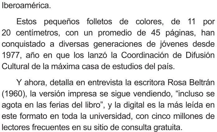 Trecho original com figura, tabela ou fórmula da questão 3 (espanhol) do ENEM 2021 - 1º Dia – Caderno 2 – Amarelo – Reaplicação/PPL/Segunda Oportunidade.