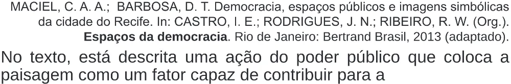Trecho original com figura, tabela ou fórmula da questão 89 do ENEM 2020 - 1º Dia – Caderno 4 – Rosa (Superampliada) – Reaplicação/PPL.