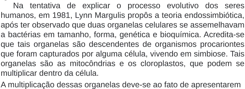 Trecho original com figura, tabela ou fórmula da questão 105 do ENEM 2020 - 2º Dia – Caderno 8 – Rosa (Superampliada) – Reaplicação/PPL.