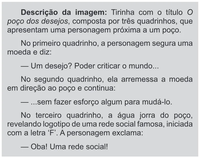 Trecho original com figura, tabela ou fórmula da questão 105 do ENEM 2015 - 2º Dia - Caderno 14 - Cinza – Reaplicação/PPL - Ledor.