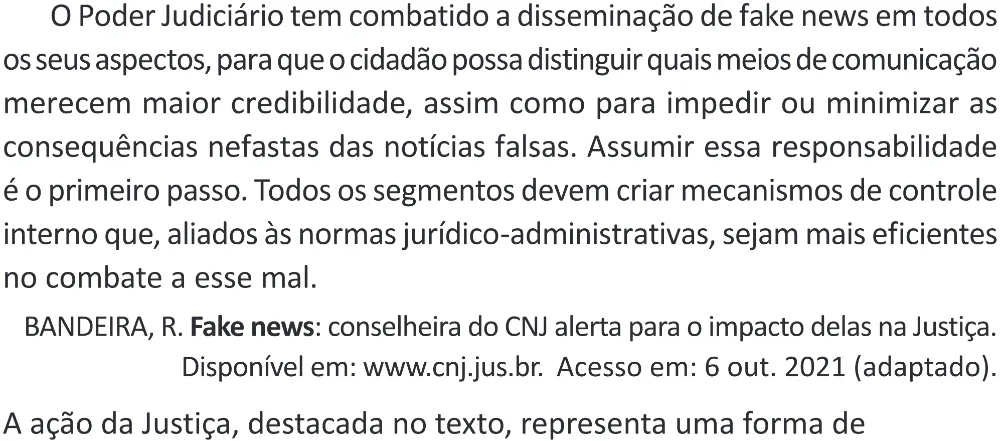 Trecho original com figura, tabela ou fórmula da questão 82 do ENEM 2025 - 1º Dia – Caderno 9 – Laranja (Braile e ledor) – Reaplicação - (Superampliada).