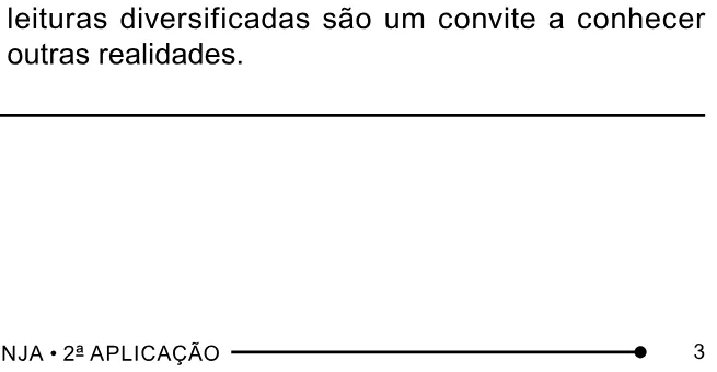 Alternativa E da questão 1 (espanhol) do ENEM 2023 - 1º Dia – Caderno 9 – Laranja (braile e ledor) – Reaplicação/PPL.