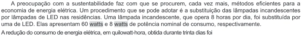 Trecho original com figura, tabela ou fórmula da questão 131 do ENEM 2022 - 2º Dia – Caderno 11 – Laranja (braile e ledor) – Reaplicação/PPL.