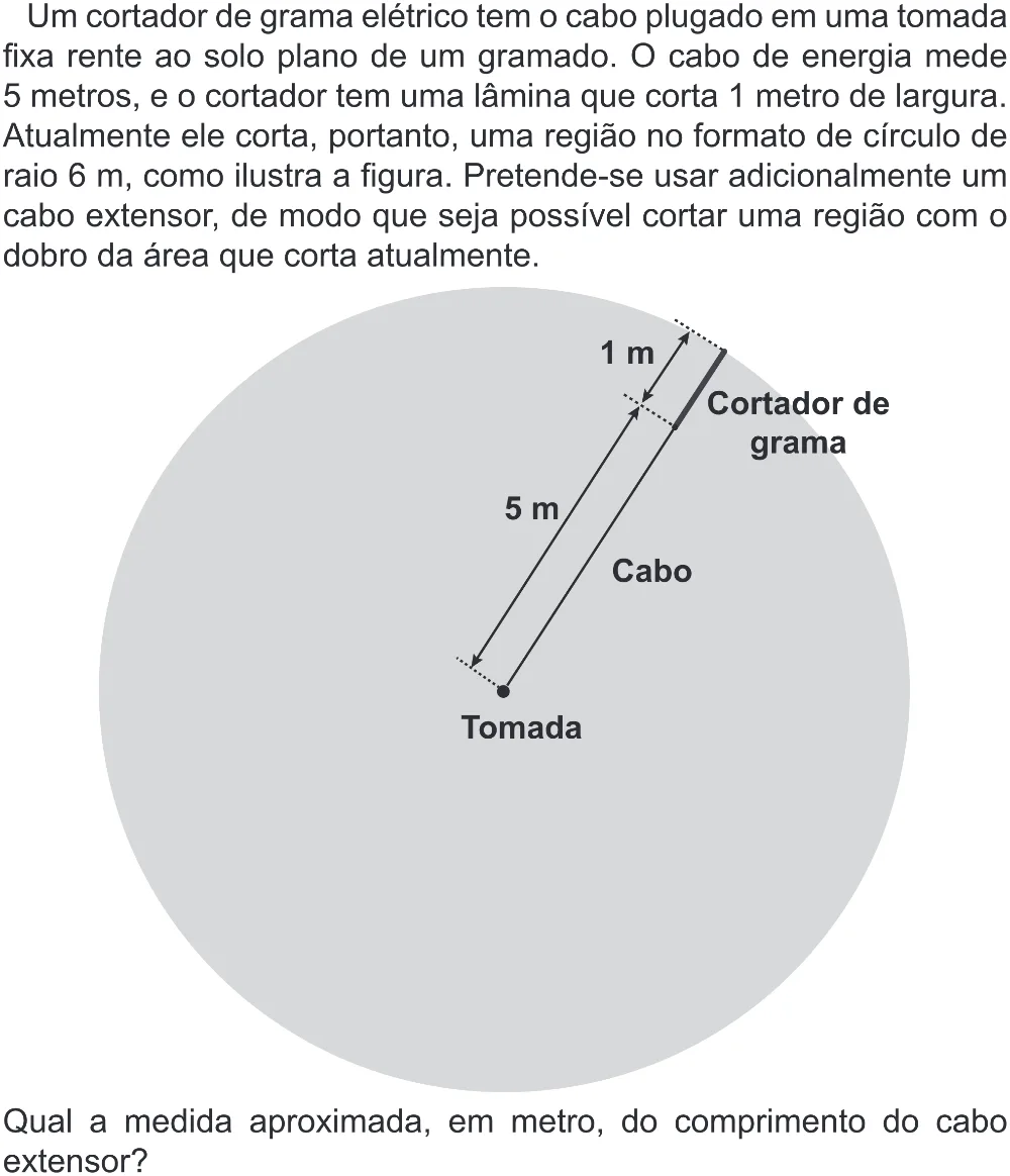 Trecho original com figura, tabela ou fórmula da questão 137 do ENEM 2022 - 2º Dia – Caderno 6 – Cinza (Superampliada) – Reaplicação/PPL.