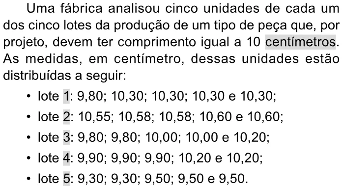 Trecho original com figura, tabela ou fórmula da questão 158 do ENEM 2023 - 2º Dia – Caderno 11 – Laranja (braile e ledor) – Reaplicação/PPL.