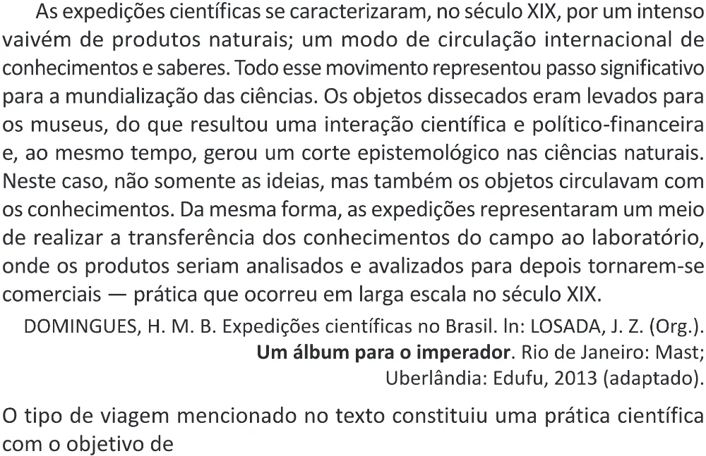 Trecho original com figura, tabela ou fórmula da questão 49 do ENEM 2025 - 1º Dia – Caderno 9 – Laranja (Braile e ledor) – Aplicação Regular - (Superampliada) - Belém, Ananindeua e Marituba.