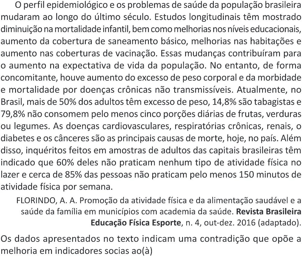 Trecho original com figura, tabela ou fórmula da questão 18 do ENEM 2025 - 1º Dia – Caderno 9 – Laranja (Braile e ledor) – Reaplicação - (Superampliada).