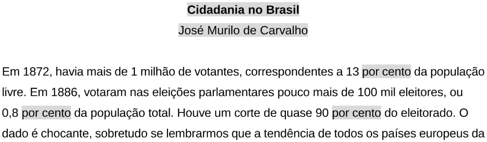 Trecho original com figura, tabela ou fórmula da questão 47 do ENEM 2025 - 1º Dia – Caderno 9 – Laranja (Braile e ledor) – Aplicação Regular - Leitor de tela (NVDA).