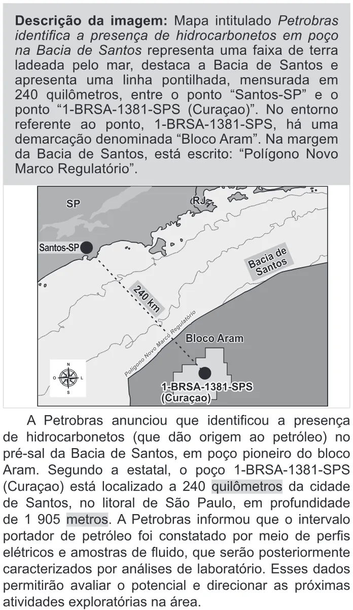 Trecho original com figura, tabela ou fórmula da questão 51 do ENEM 2022 - 1º Dia – Caderno 9 – Laranja (braile e ledor) – Reaplicação/PPL.