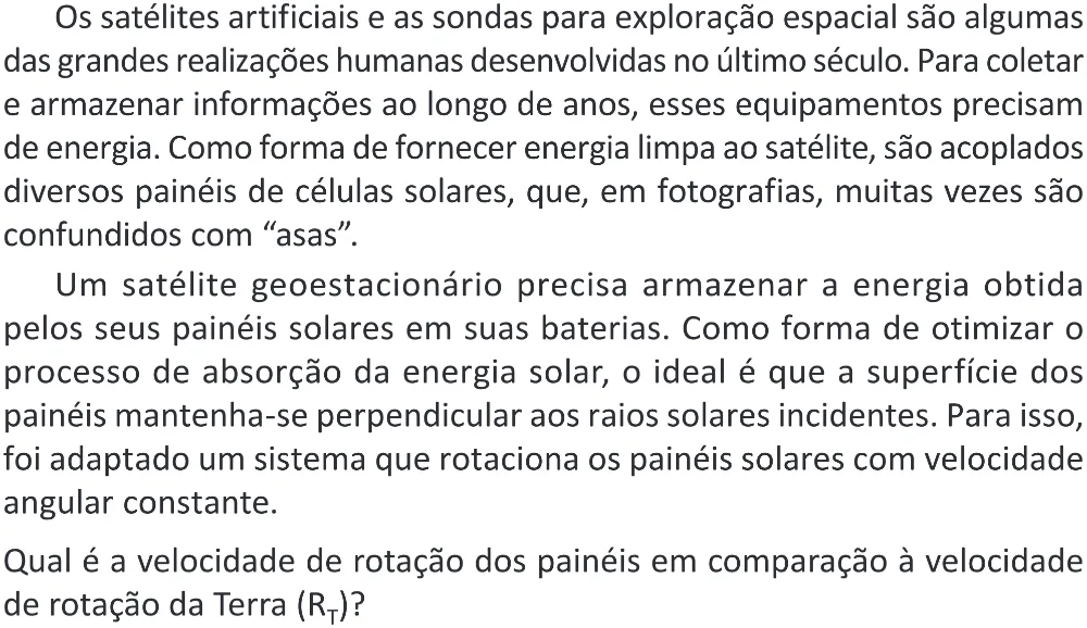 Trecho original com figura, tabela ou fórmula da questão 122 do ENEM 2025 - 2º Dia – Caderno 11 – Laranja (Braile e ledor) – Aplicação Regular - (Superampliada) - Belém, Ananindeua e Marituba.