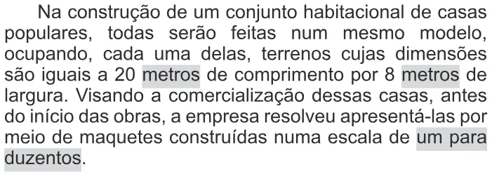 Trecho original com figura, tabela ou fórmula da questão 162 do ENEM 2015 - 2º Dia - Caderno 14 - Cinza – Reaplicação/PPL - Ledor.