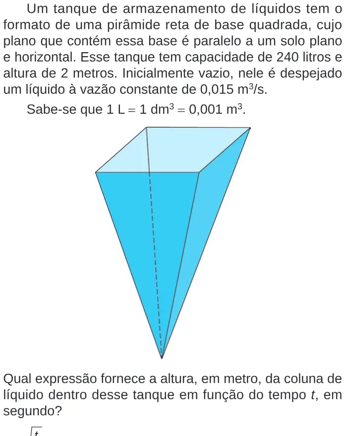 Trecho original com figura, tabela ou fórmula da questão 179 do ENEM 2024 - 2º Dia – Caderno 7 – Azul – Reaplicação/PPL.