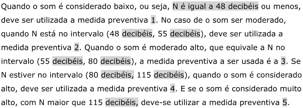 Trecho original com figura, tabela ou fórmula da questão 155 do ENEM 2023 - 2º Dia – Caderno 11 – Laranja (braile e ledor) – Aplicação Regular - Caderno 11 – Laranja – Leitor de tela (NVDA) - Matemática e suas Tecnologias.