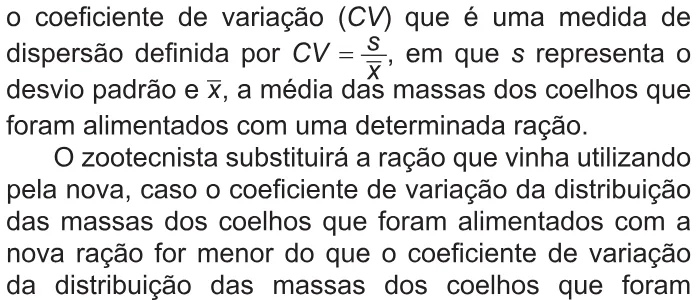 Trecho original com figura, tabela ou fórmula da questão 146 do ENEM 2021 - 2º Dia – Caderno 7 – Azul – Aplicação Regular.