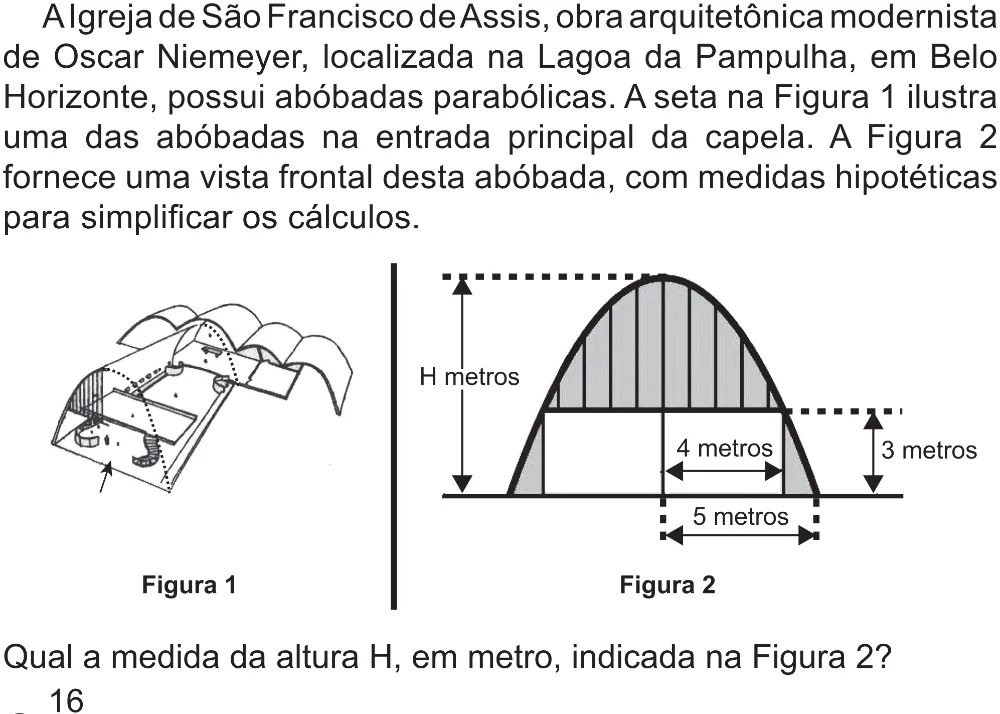 Trecho original com figura, tabela ou fórmula da questão 176 do ENEM 2017 - 2º Dia - Caderno 5 – Amarelo (Superampliada) – Aplicação regular.