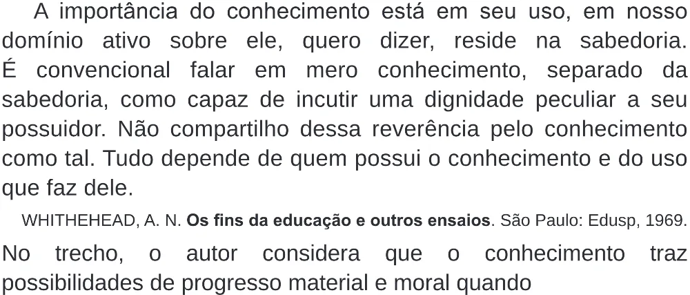 Trecho original com figura, tabela ou fórmula da questão 81 do ENEM 2019 - 1º Dia – Caderno 1 – Azul (Superampliada) – Reaplicação/PPL.
