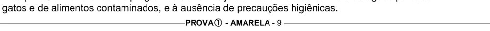Alternativa E da questão 21 do ENEM 2005 - Caderno Amarelo.