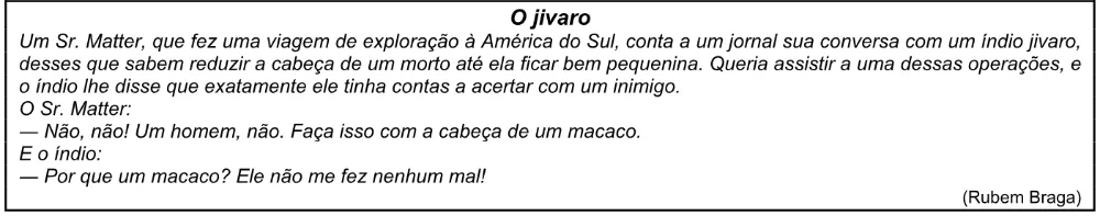 Trecho original com figura, tabela ou fórmula da questão 22 do ENEM 2004 - Caderno Amarelo.