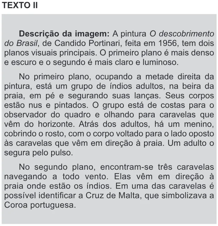 Trecho original com figura, tabela ou fórmula da questão 112 do ENEM 2013 - 2º Dia - Caderno 6 - Cinza – Ledor.