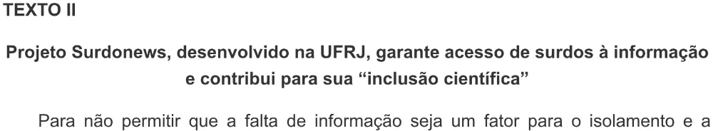 Trecho original com figura, tabela ou fórmula da questão 28 do ENEM 2022 - 1º Dia – Caderno 2 – Amarelo – Espanhol – Aplicação digital.