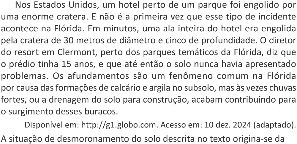 Trecho original com figura, tabela ou fórmula da questão 62 do ENEM 2025 - 1º Dia – Caderno 10 – Roxo (Libras) – Aplicação Regular - (Superampliada).