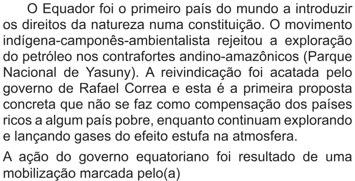 Trecho original com figura, tabela ou fórmula da questão 60 do ENEM 2021 - 1º Dia – Caderno 9 – Laranja (braile e ledor) – Reaplicação/PPL/Segunda Oportunidade.