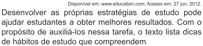 Trecho original com figura, tabela ou fórmula da questão 3 (inglês) do ENEM 2017 - 1º Dia - Caderno 10 – Verde (Libras) – Aplicação regular.