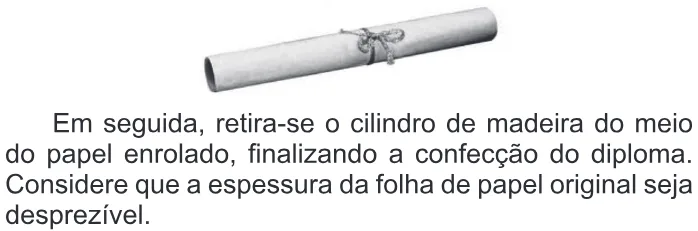 Trecho original com figura, tabela ou fórmula da questão 170 do ENEM 2014 - 2º Dia - Caderno 7 - Azul – Aplicação regular.