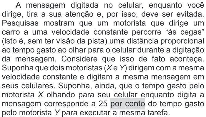 Trecho original com figura, tabela ou fórmula da questão 162 do ENEM 2017 - 2º Dia - Caderno 11 – Laranja (Braile e ledor) – Aplicação regular.