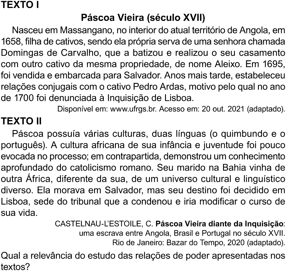 Trecho original com figura, tabela ou fórmula da questão 66 do ENEM 2023 - 1º Dia – Caderno 4 – Rosa (Superampliada) – Reaplicação/PPL.