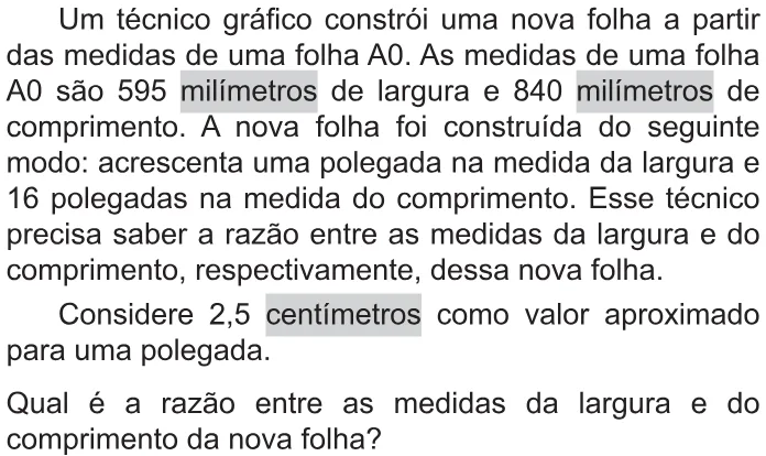Trecho original com figura, tabela ou fórmula da questão 146 do ENEM 2021 - 2º Dia – Caderno 11 – Laranja (braile e ledor) – Reaplicação/PPL/Segunda Oportunidade.