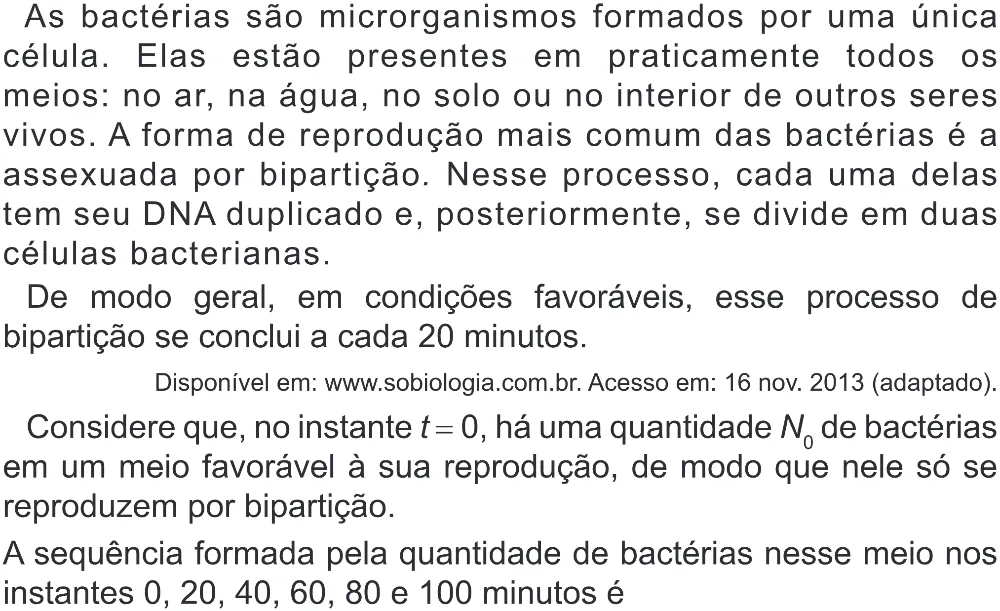 Trecho original com figura, tabela ou fórmula da questão 162 do ENEM 2022 - 2º Dia – Caderno 6 – Cinza (Superampliada) – Reaplicação/PPL.