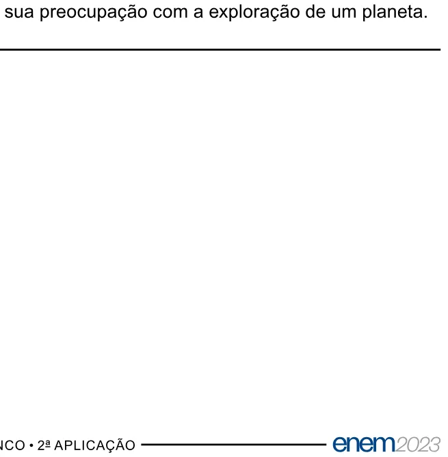 Alternativa E da questão 3 (inglês) do ENEM 2023 - 1º Dia – Caderno 3 – Branco – Reaplicação/PPL.