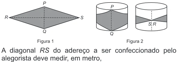 Trecho original com figura, tabela ou fórmula da questão 168 do ENEM 2017 - 2º Dia - Caderno 12 – Verde (Libras) – Aplicação regular.