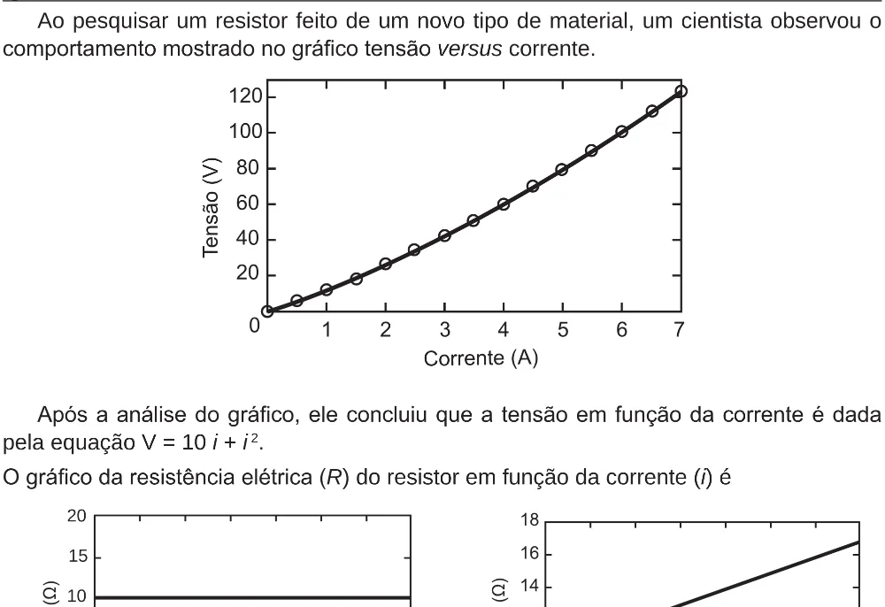 Trecho original com figura, tabela ou fórmula da questão 110 do ENEM 2018 - 2º Dia - Caderno 5 – Amarelo (Ampliada) – Aplicação regular.