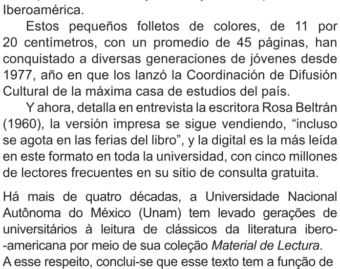 Trecho original com figura, tabela ou fórmula da questão 3 (espanhol) do ENEM 2021 - 1º Dia – Caderno 9 – Laranja (braile e ledor) – Reaplicação/PPL/Segunda Oportunidade.