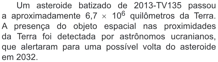 Trecho original com figura, tabela ou fórmula da questão 175 do ENEM 2019 - 2º Dia – Caderno 6 – Cinza – Reaplicação/PPL.