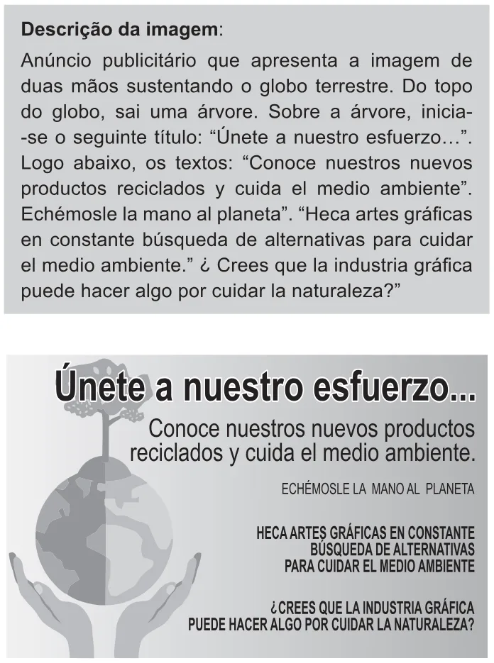 Trecho original com figura, tabela ou fórmula da questão 1 (espanhol) do ENEM 2021 - 1º Dia – Caderno 9 – Laranja (braile e ledor) – Reaplicação/PPL/Segunda Oportunidade.