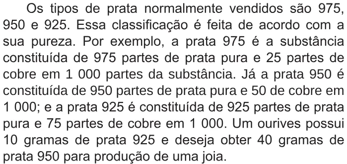 Trecho original com figura, tabela ou fórmula da questão 152 do ENEM 2018 - 2º Dia - Caderno 5 - Amarelo – Aplicação regular.