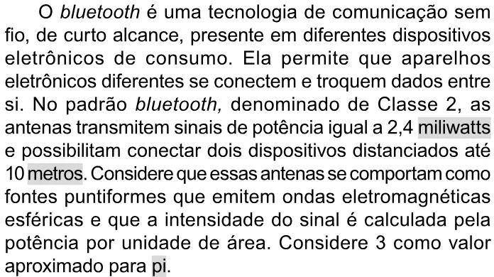 Trecho original com figura, tabela ou fórmula da questão 116 do ENEM 2023 - 2º Dia – Caderno 11 – Laranja (braile e ledor) – Aplicação Regular.