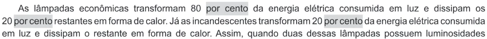 Trecho original com figura, tabela ou fórmula da questão 112 do ENEM 2017 - 2º Dia - Caderno 11 - Laranja – Reaplicação/PPL - Ledor.