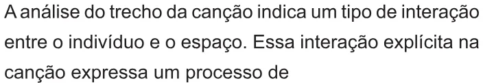 Trecho original com figura, tabela ou fórmula da questão 43 do ENEM 2010 - 1º Dia – Caderno 2 – Amarelo – Reaplicação/PPL.