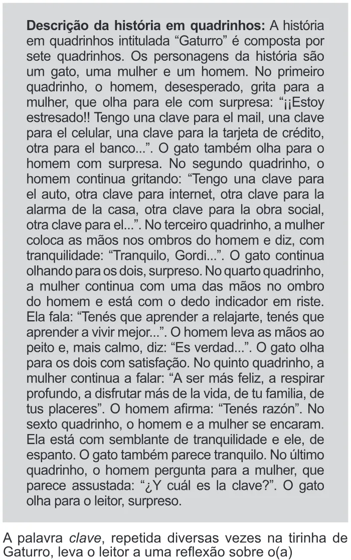 Trecho original com figura, tabela ou fórmula da questão 3 (espanhol) do ENEM 2019 - 1º Dia – Caderno 9 – Laranja – Reaplicação/PPL.